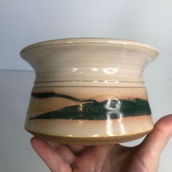 vintage studio clay pottery signed cp glossy american folk art southwest - Picture 5 of 7